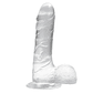 DILDO REAL RAPTURE FIRE PASSION 8'' TRANSPARENTE - Miniatura 5