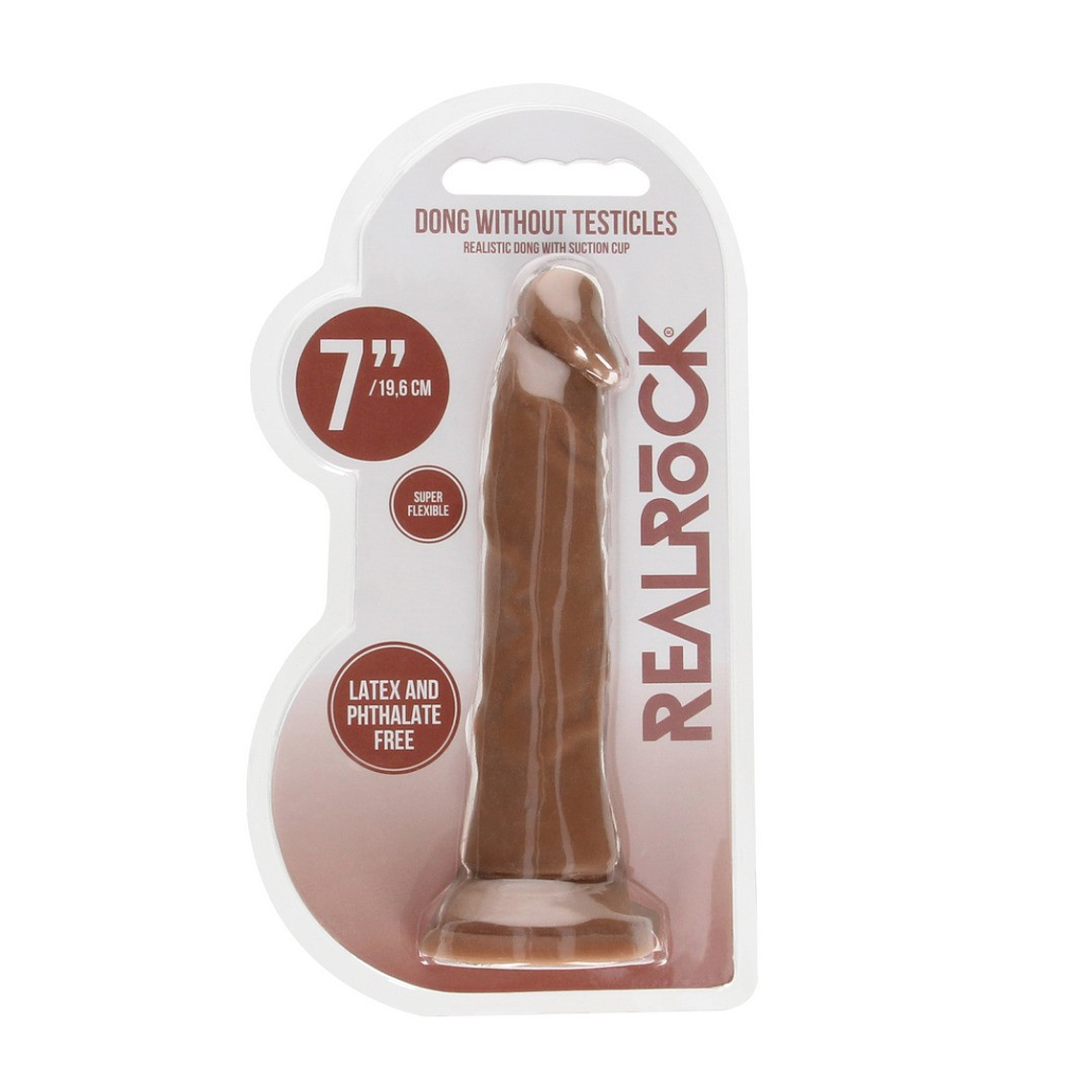 DILDO COM VENTOSA TAN 7 / 17 CM REALROCK 2