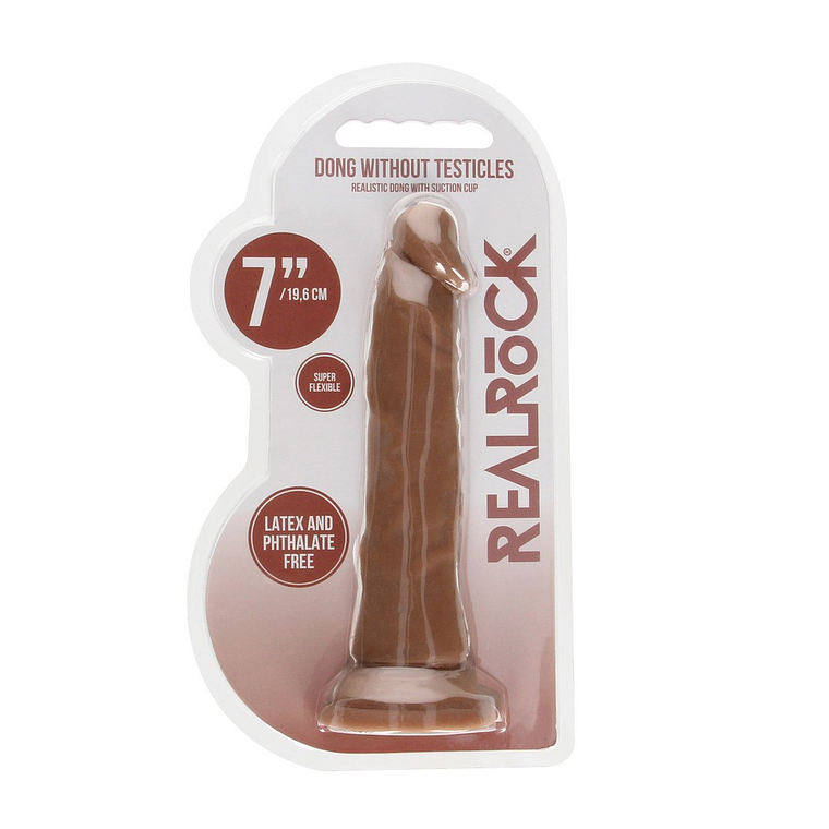 DILDO COM VENTOSA TAN 7 / 17 CM REALROCK 2
