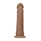 DILDO COM VENTOSA TAN 7 / 17 CM REALROCK - Miniatura 3