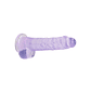 DILDO REALISTA COM TESTÍCULOS CRYSTAL CLEAR 8 /21CM ROXO REALROCK - thumbnail 4