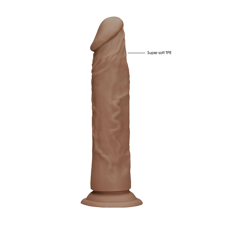 DILDO COM VENTOSA TAN 8 / 20 CM REALROCK 6