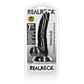 DILDO REALISTA COM TESTÍCULOS CURVED 7 /18CM PRETO REALROCK - Miniatura 2