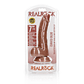 DILDO REALISTA COM TESTÍCULOS CURVED 7 /18CM REALROCK - Miniatura 2
