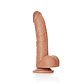 DILDO REALISTA COM TESTÍCULOS CURVED 8 /20,5 CM REALROCK - vignette 1