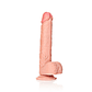 DILDO REALISTA COM TESTÍCULOS STRAIGHT 11 /28 CM FLESH REALROCK - Thumbnail 1