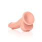 DILDO REALISTA COM TESTÍCULOS CURVED 8 /20,5 CM FLESH REALROCK - thumbnail 5
