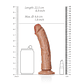 DILDO CURVED REALISTIC 8 /20,5 CM REALROCK - Thumbnail 6
