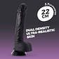 DILDO DE SILICONE LÍQUIDO INVIKTUS 8 CRUSHIOUS PRETO - Thumbnail 1