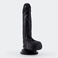 DILDO DE SILICONE LÍQUIDO INVIKTUS 7 CRUSHIOUS PRETO - Thumbnail 2