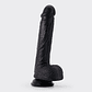 DILDO DE SILICONE LÍQUIDO INVIKTUS 8 CRUSHIOUS PRETO - Thumbnail 2