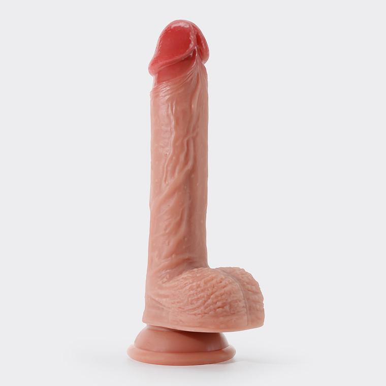 DILDO DE SILICONE LÍQUIDO INVIKTUS 8 CRUSHIOUS PELE 2