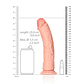 DILDO CURVED REALISTIC 9 /23 CM FLESH REALROCK - thumbnail 6