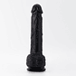 DILDO DE SILICONE LÍQUIDO INVIKTUS 8 CRUSHIOUS PRETO - Thumbnail 4