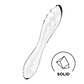 DILDO DE VIDRO DAZZLING CRYSTAL 1 TRANSPARENTE SATISFYER - thumbnail 1
