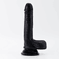 DILDO DE SILICONE LÍQUIDO INVIKTUS 7 CRUSHIOUS PRETO - Thumbnail 5