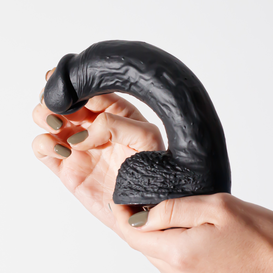 DILDO DE SILICONE LÍQUIDO INVIKTUS 8 CRUSHIOUS PRETO 7