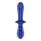 DILDO DE VIDRO DOUBLE CRYSTAL AZUL SATISFYER - vignette 5