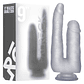 DILDO DUPLO REALÍSTICO REALROCK 9” TRANSPARENTE - vignette 2