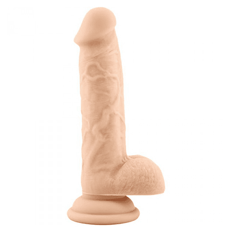 DILDO EM SILICONE REAL SAFE ROD LARGE BRANCO
