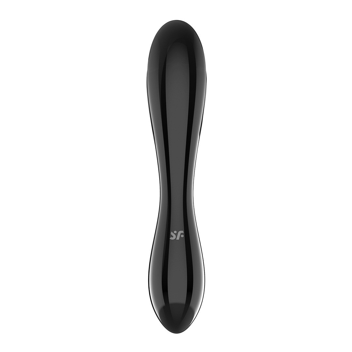 DILDO DE VIDRO DAZZLING CRYSTAL 1 PRETO SATISFYER 5