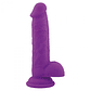 DILDO EM SILICONE REAL SAFE ROD LARGE ROXO - thumbnail 1