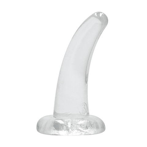 DILDO NON-REALISTIC CRYSTAL CLEAR 5 /11,5 CM REALROCK