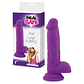 DILDO EM SILICONE REAL SAFE ROD LARGE ROXO - thumbnail 3