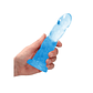 DILDO NON-REALISTIC CRYSTAL CLEAR 7 /17 CM AZUL REALROCK - Thumbnail 5