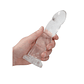 DILDO NON-REALISTIC CRYSTAL CLEAR 7 /17 CM REALROCK - Thumbnail 5