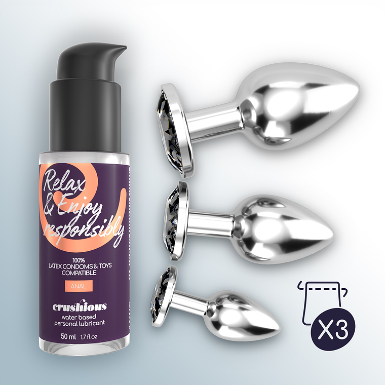 BIJOU ANAL WET TRAIN TRIO CRUSHIOUS PRETO 1