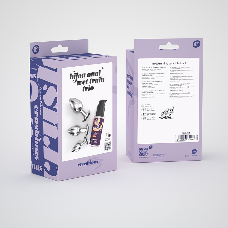 BIJOU ANAL WET TRAIN TRIO CRUSHIOUS PRETO 6