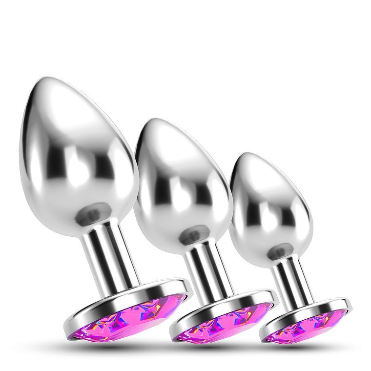 ANAL TRAIN TRIO BIJOU ROSA CRUSHIOUS COM BOLSAS INDIVIDUAIS GRÁTIS 5