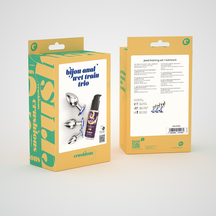 BIJOU ANAL WET TRAIN TRIO CRUSHIOUS AZUL 8