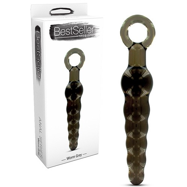 DILDO ANAL BESTSELLER WORM CINZENTO 2