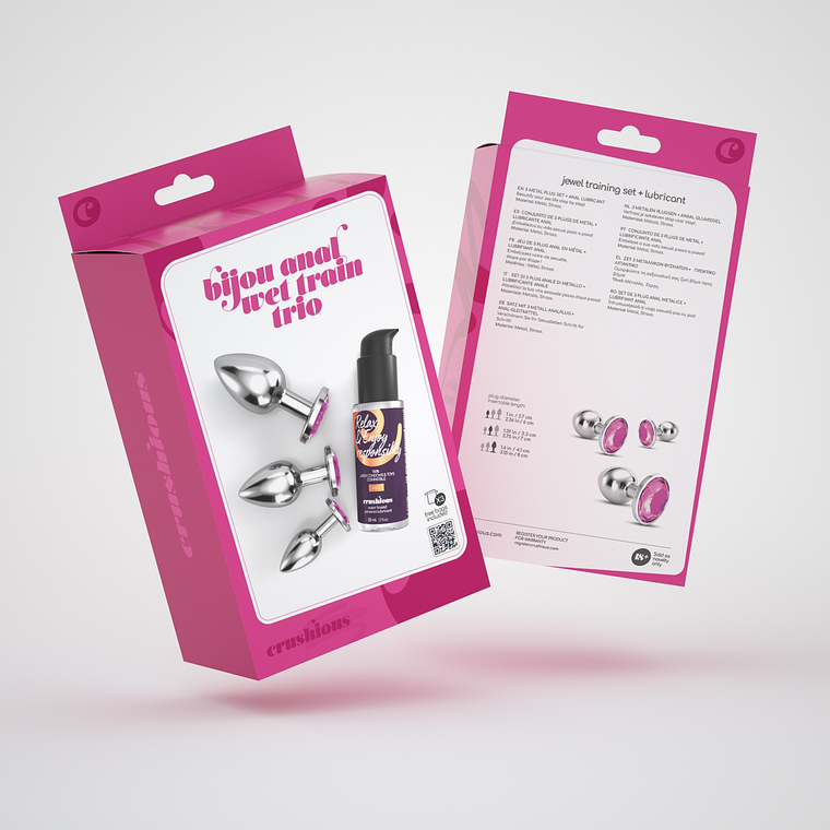 BIJOU ANAL WET TRAIN TRIO CRUSHIOUS ROSA 9