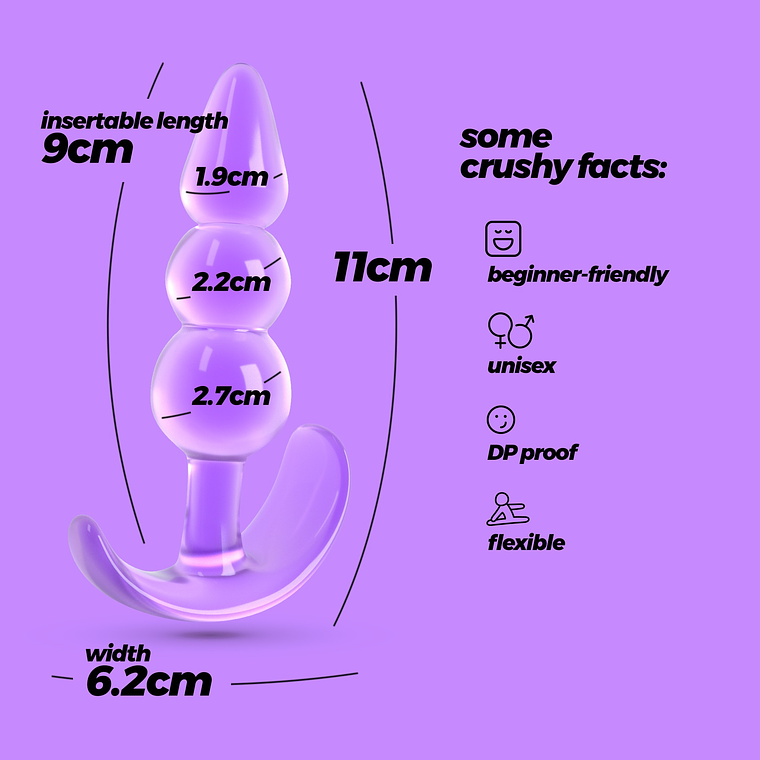 EXPLORER DUCHE ANAL 90ML COM LUBRIFICANTE ANAL 50ML E PLUG THE PLUNGER CRUSHIOUS 13