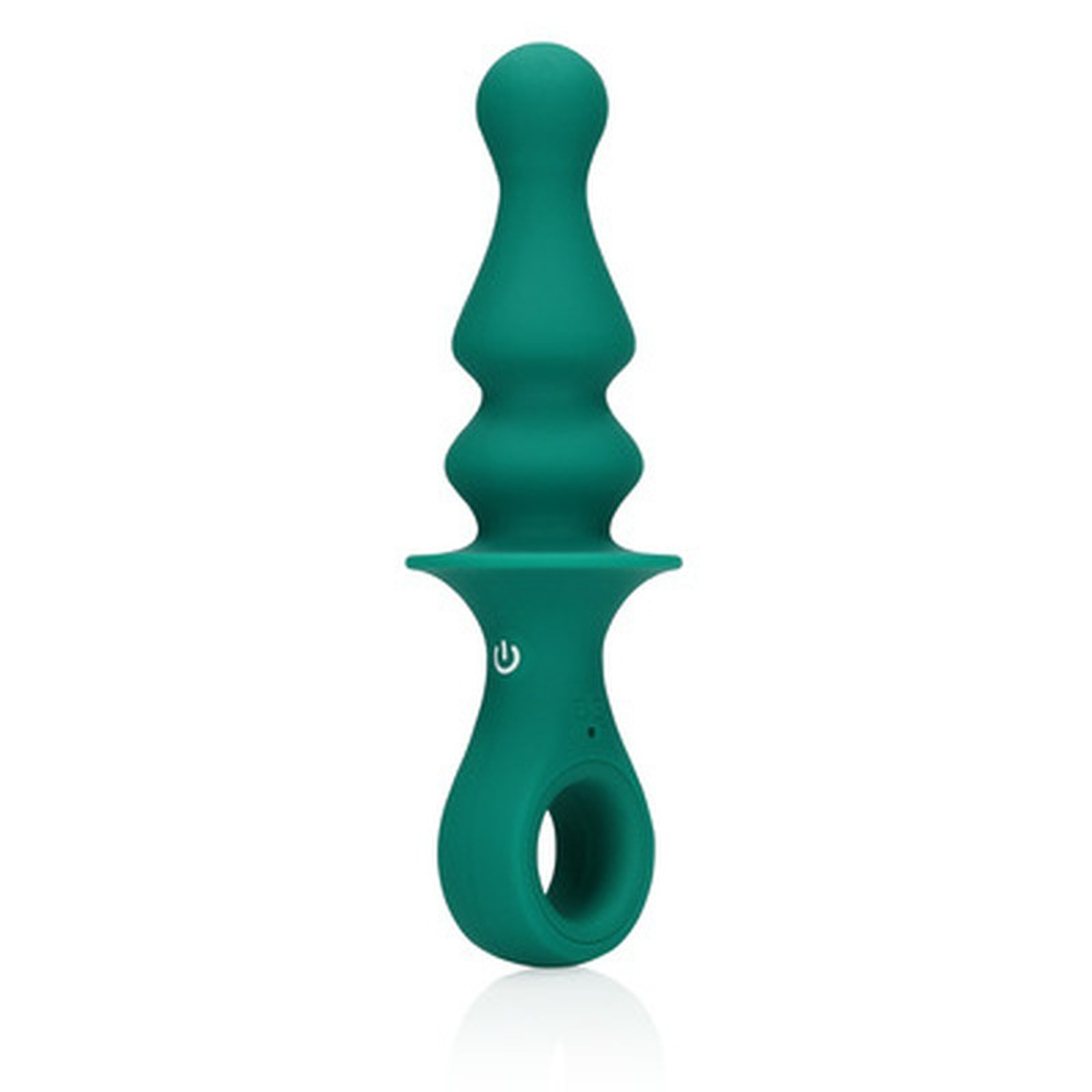 PLUG ANAL PEÃO COM VIBRAÇÃO PEACOCK PLUME LOVELINE 1