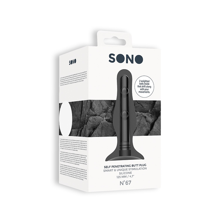 PLUG ANAL NO.67 SELF PENETRATING BUTT PLUG SONO 3