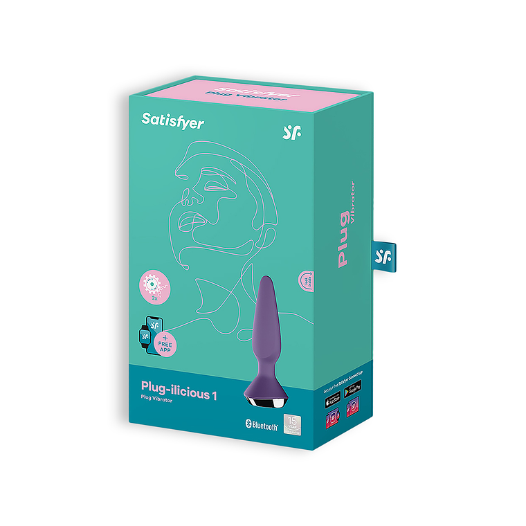 PLUG ANAL PLUG-ILICIOUS 1 SATISFYER ROXO 2