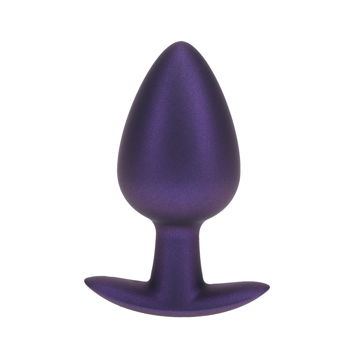 PLUG ANAL SMOOTH SILICONE LARGE 3,5 /8,9 CM METALLIC PURPLE OUCH! 1