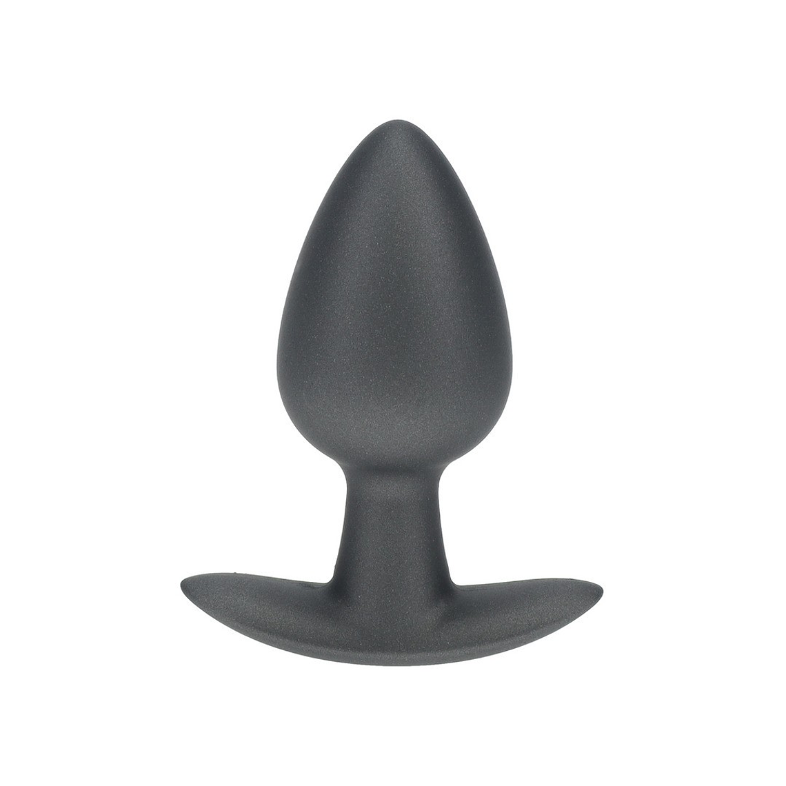 PLUG ANAL SMOOTH SILICONE MEDIUM 3,1 /7,9 CM GUN METAL OUCH! 1