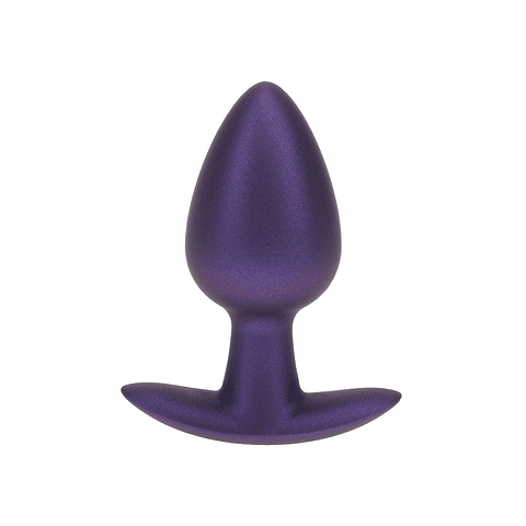 PLUG ANAL SMOOTH SILICONE MEDIUM 3,1 /7,9 CM METALLIC PURPLE OUCH!