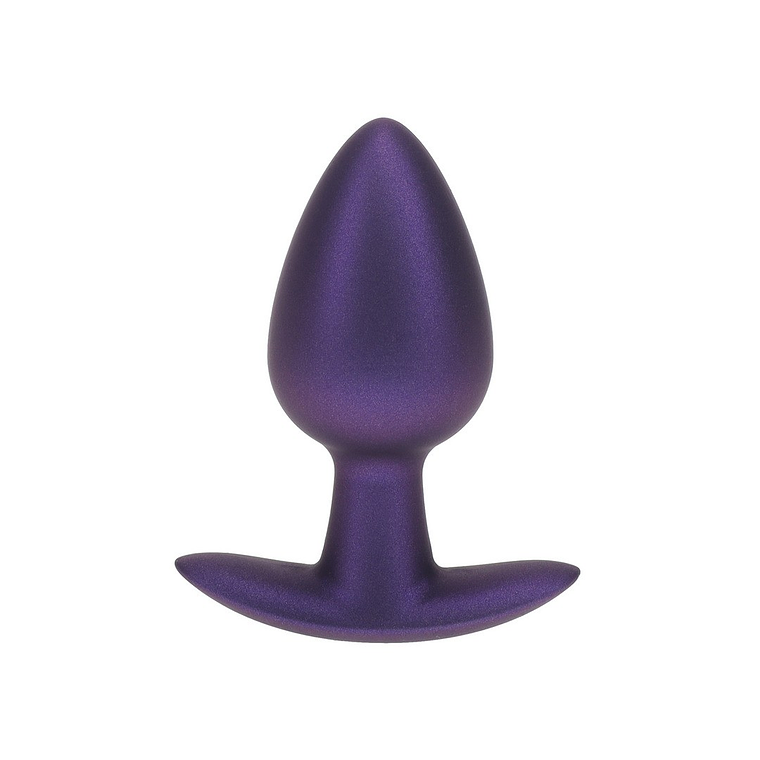 PLUG ANAL SMOOTH SILICONE MEDIUM 3,1 /7,9 CM METALLIC PURPLE OUCH! 1
