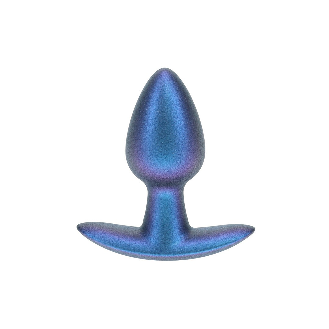 PLUG ANAL SMOOTH SILICONE SMALL 2.6 /6,5 CM METALLIC BLUE OUCH! 1