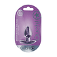 PLUG ANAL SMOOTH SILICONE SMALL 2.6 /6,5 CM METALLIC PURPLE OUCH! - vignette 2