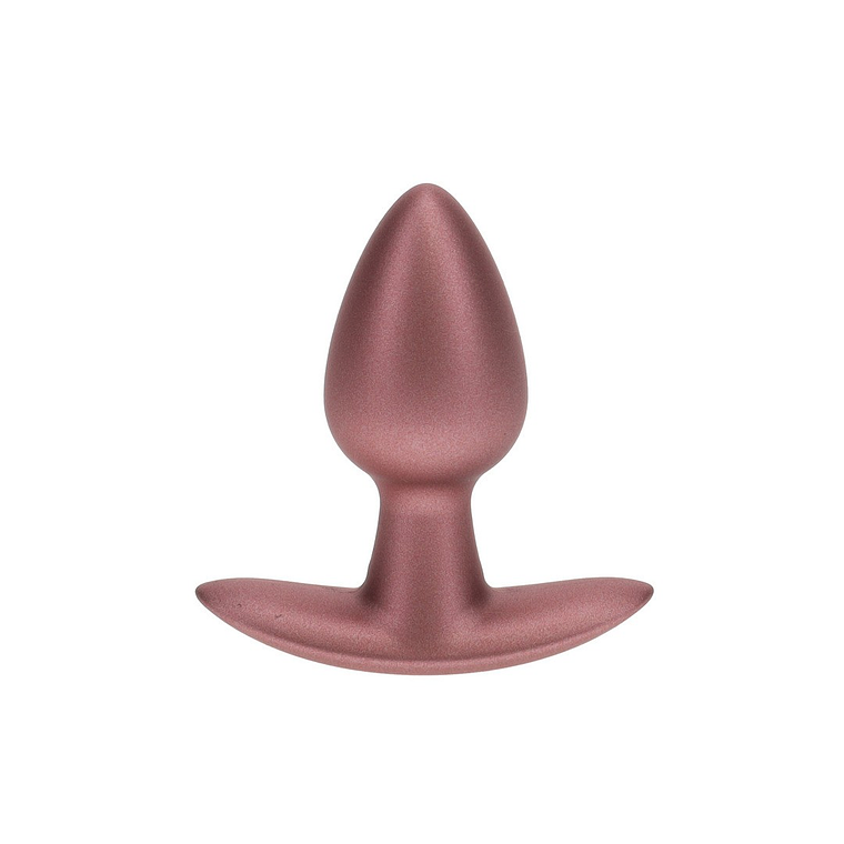 PLUG ANAL SMOOTH SILICONE SMALL 2.6 /6,5 CM ROSE GOLD OUCH! 1
