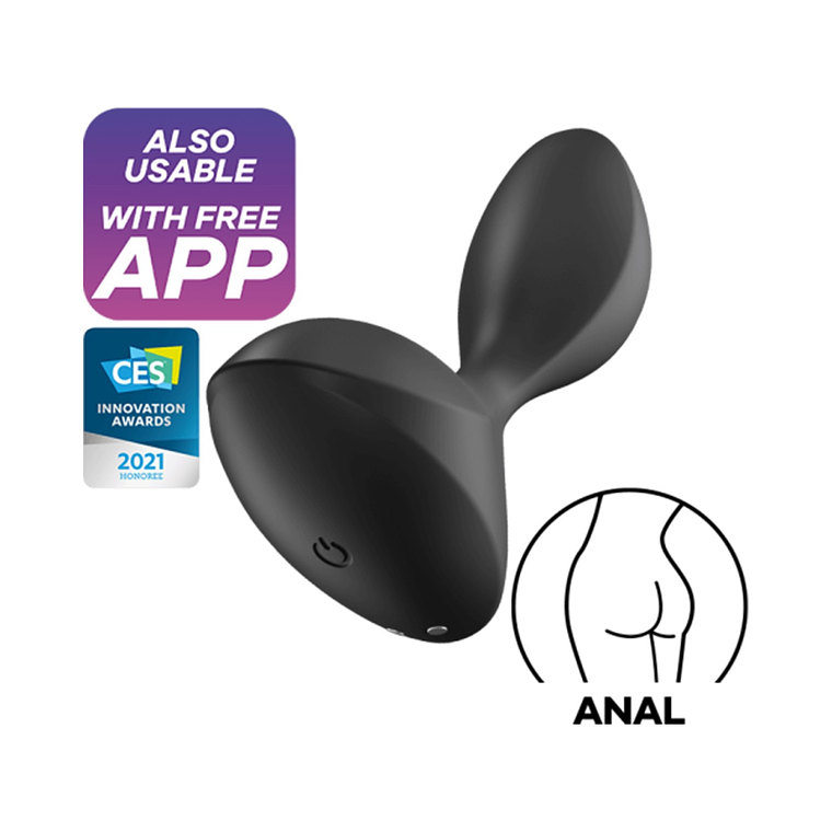 PLUG ANAL SWEET SEAL PRETO SATISFYER 1
