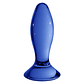 PLUG EM VIDRO FOLLOWER CHRYSTALINO AZUL - Miniatura 2
