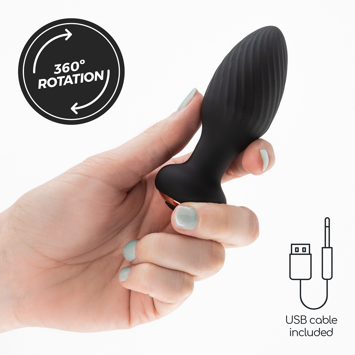 TWISTER PLUG ANAL ROTATIVO COM CONTROLO REMOTO CRUSHIOUS 1